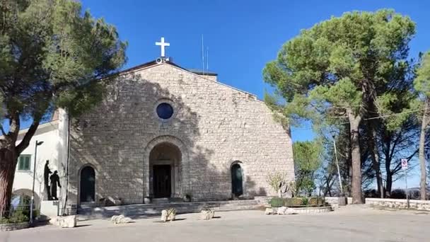 Campobasso Molise Italie Novembre 2023 Église Santa Maria Maggiore Également — Video