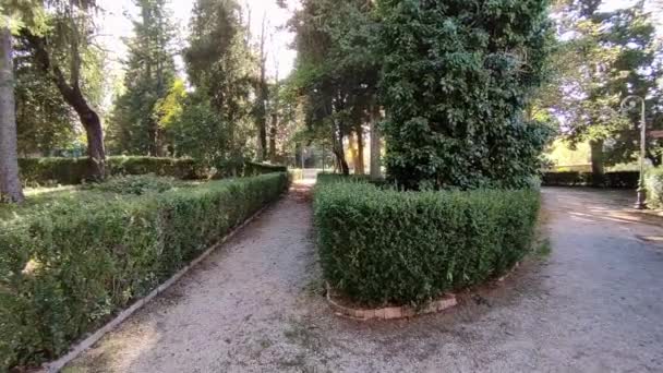 Campobasso Molise Italie Novembre 2023 Parc Xixe Siècle Famille Capoa — Video