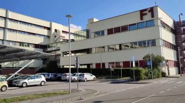 Fisciano, Campania, İtalya 20 Aralık 2023: Salerno Unisa Üniversitesi kampüsü