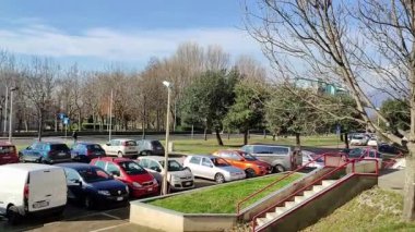 Fisciano, Campania, İtalya 20 Aralık 2023: Salerno Unisa Üniversitesi kampüsü