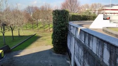 Fisciano, Campania, İtalya 20 Aralık 2023: Salerno Unisa Üniversitesi kampüsü