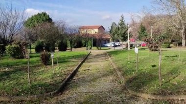 Fisciano, Campania, İtalya 20 Aralık 2023: Salerno Unisa Üniversitesi kampüsü