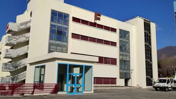 Fisciano Campania Talya Aralık 2023 Salerno Unisa Üniversitesi Kampüsü — Stok video