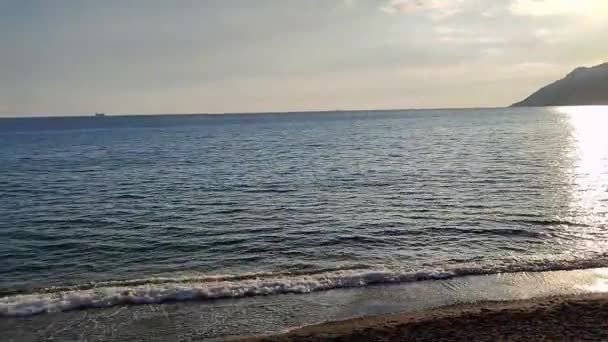 Vietri Sul Mare Campania Itália Dezembro 2023 Panorama Inverno Mar — Vídeo de Stock