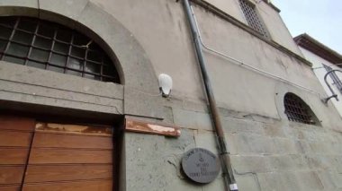 Frosolone, Molise, İtalya 13 Temmuz 2022: Via Mazzini 'deki Keskin Aletler Müzesi
