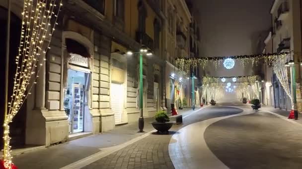 Benevento Campania Italia Diciembre 2023 Vista Del Centro Histórico Largo — Vídeo de stock