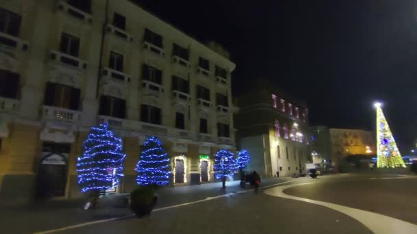 Benevento Campania Italia Diciembre 2023 Visión Del Centro Histórico Largo — Vídeo de stock