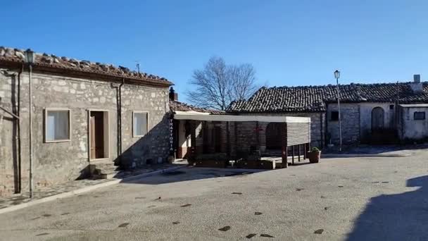 Boiano Molise Italien November 2023 Übersicht Des Dorfes Civita Superiore — Stockvideo