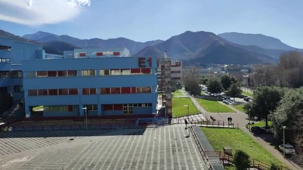 Fisciano Campania Talya Şubat 2024 Salerno Üniversitesi Unisa Kampüsü — Stok video