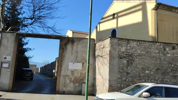 Benevento Kampanien Italien Februari 2024 Kloster San Felice Och Tidigare — Stockvideo