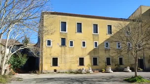 Benevento Campania Italia Febrero 2024 Antiguo Convento San Felice Antigua — Vídeo de stock
