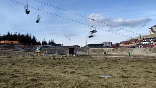 Campitello Matese Molise Italie Mars 2024 Station Ski Sur Monte — Video