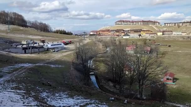 Campitello Matese Molise Italia Marzo 2024 Estación Esquí Monte Miletto — Vídeos de Stock