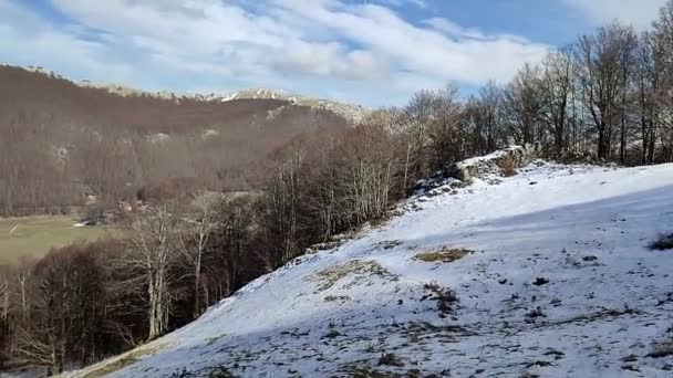 Campitello Matese Molise Itália Março 2024 Estância Esqui Monte Miletto — Vídeo de Stock