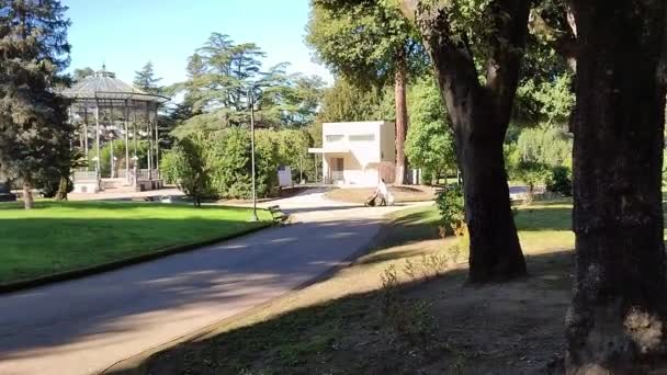 Benevento Campania Italia Helmikuuta 2024 Villa Comunale Pitkin Viale Degli — kuvapankkivideo