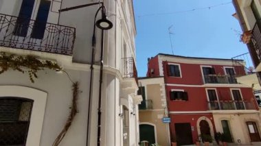 Termoli, Molise, İtalya: Adriyatik Denizi 'ndeki güçlendirilmiş köy, Swabian Kalesi tarafından 11. yüzyılda inşa edildi.