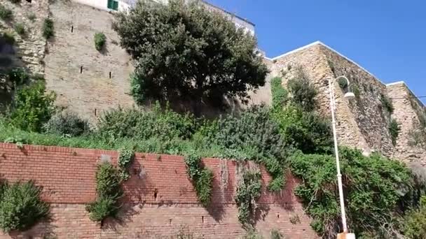 Termoli Molise Italy April 2024 Fortified Village Adriatic Sea Dominated — Stock Video
