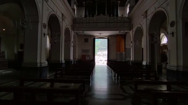Майорі Кампанія Італія Квітня 2024 Інтер Колегіальної Церкви Санта Марія — стокове відео