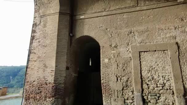 Nemi Lazio Italy May 2024 Glimpse Small Medieval Village Overlooking — Stock Video