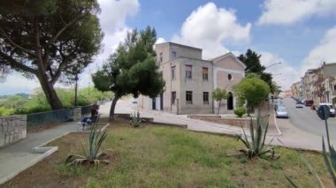 Vasto, Abruzzo, İtalya 29 Mayıs 2024: 16. yüzyıl Madonna delle Grazie kilisesi Via Adriatica