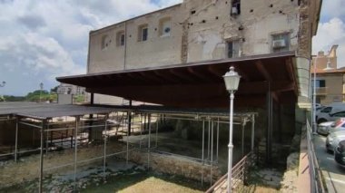 Vasto, Abruzzo, İtalya - 29 Mayıs 2024: MÖ 12. yüzyılda Adriyatik kıyısında Chieti ili üzerinde inşa edilen antik köy