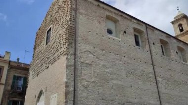 Vasto, Abruzzo, İtalya - 29 Mayıs 2024: MÖ 12. yüzyılda Adriyatik kıyısında Chieti ili üzerinde inşa edilen antik köy