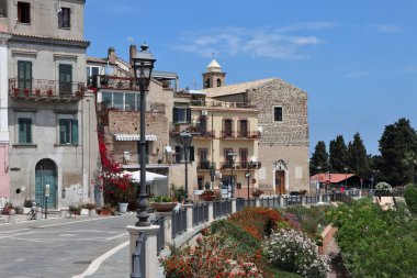Vasto, Abruzzo, İtalya - 29 Mayıs 2024: MÖ 12. yüzyılda Adriyatik kıyısında Chieti ili üzerinde inşa edilen antik köy