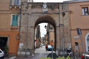 Vasto, Abruzzo, İtalya 29 Mayıs 2024: Santa Maria Maggiore 'deki 18. yüzyıl kilisesi