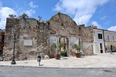 Vasto, Abruzzo, İtalya 29 Mayıs 2024: Santa Maria Maggiore 'deki 18. yüzyıl kilisesi