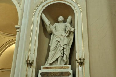 Vasto, Abruzzo, İtalya 29 Mayıs 2024: Santa Maria Maggiore 'deki 18. yüzyıl kilisesi