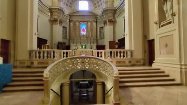 Vasto, Abruzzo, İtalya 29 Mayıs 2024: Santa Maria Maggiore 'deki 18. yüzyıl kilisesi