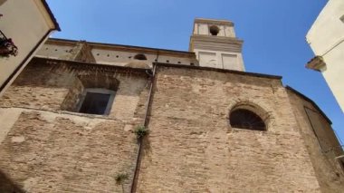 Vasto, Abruzzo, İtalya 29 Mayıs 2024 Santa Maria Maggiore Kilisesi