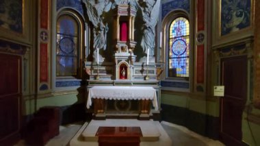 Vasto, Abruzzo, İtalya 29 Mayıs 2024: Santa Maria Maggiore 'deki 18. yüzyıl kilisesi