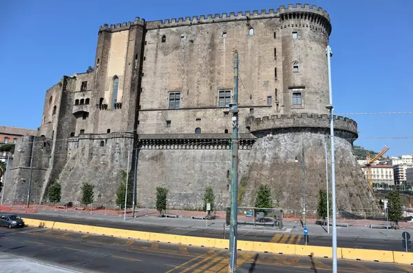 stock image Naples, Campania, Italy  August 6, 2024: Panoramic view from the terrace of the new maritime station of Molo Beverello in Via Acton