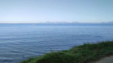 Castellabate, Salerno, Campania, İtalya 18 Eylül 2024: Punta Licosa 'da Gün Doğumu