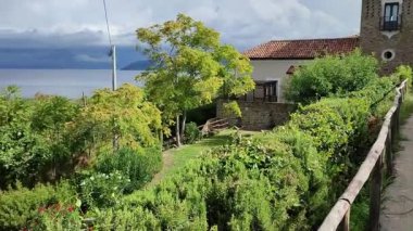 Castellabate, Salerno, Campania, İtalya 19 Eylül 2024: Vallonealto Caddesi Punta Licosa ile San Marco di Castellabate arasında