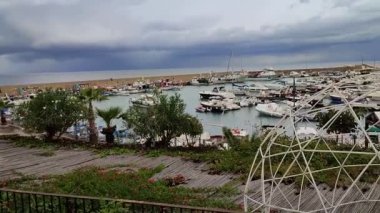 Castellabate, Salerno, Campania, İtalya 19 Eylül 2024: San Marco di Castellabate Limanı