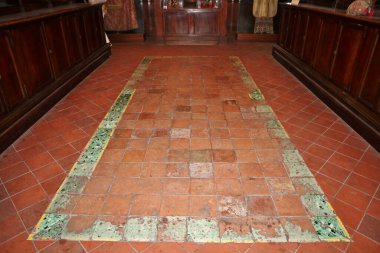 Napoli, Campania, İtalya 12 Eylül 2024: Santa Maria delle Anime del Purgatorio ad Arco Kilisesi 17. yüzyılda Mastrillo ailesi tarafından şehrin yoksul insanlarını defnetmek için inşa edilmiştir.