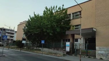 Benevento, Campania, İtalya 16 Ağustos 2024: Nicola Sala 'da Federico Torre Ortaokulu