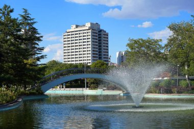 Ulus Ankara 'daki gençlik parkı manzarası