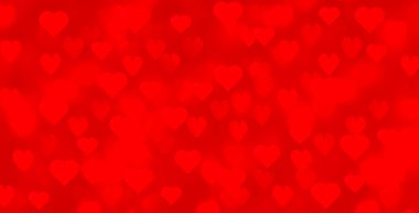 Sevgililer Günü afişi geçmişi. Sevgililer günü tebrik kartı ve kalpler.