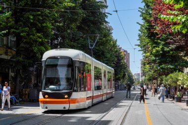 Eskisehir 'deki Oodunpazar Porsuk Nehri      