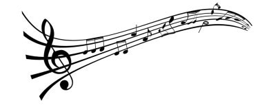 dans notaları şeffaf veya beyaz arkaplan üzerinde izole