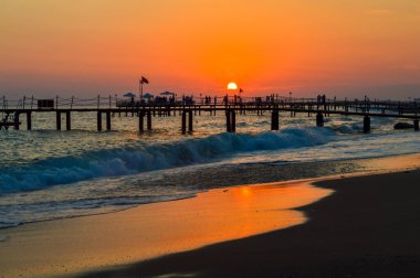 Manavgat Antalya hindisinde gün batımı