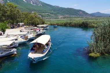 Akyaka Marmaris ilçesinin manzarası, bir turizm beldesi