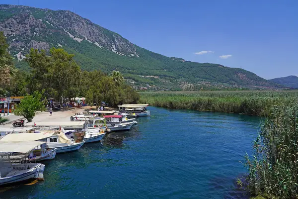 Akyaka Marmaris ilçesinin manzarası, bir turizm beldesi