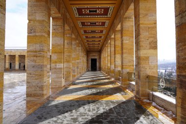 Ankara Anitkabir, Türkiye Cumhuriyeti 'nin kurucusu Mustafa Kemal Atatürk' ün mozolesi                        