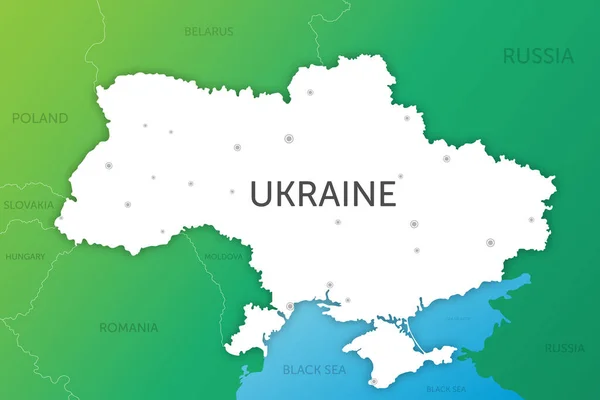 Ukrayna harita kağıdı kesildi