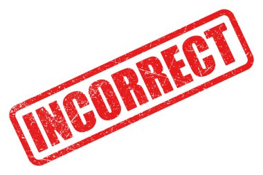 Yanlış pul beyaz arkaplanda izole edildi