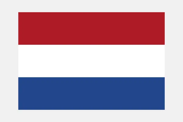 Hollanda bayrağı orijinal renk ve oranlar